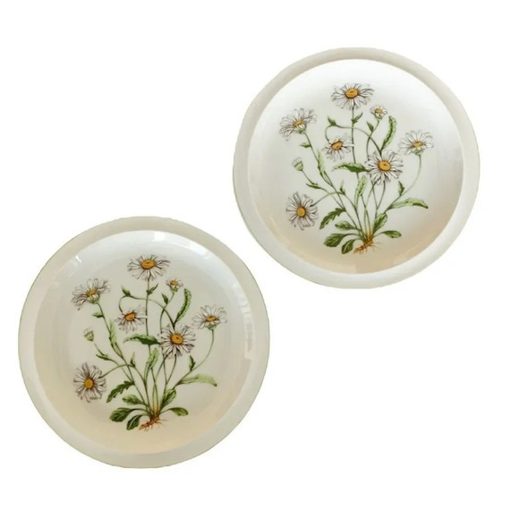 Royal Domino Collection Japan Wild Daisy‎ Plates 2 - Picture 1 of 10